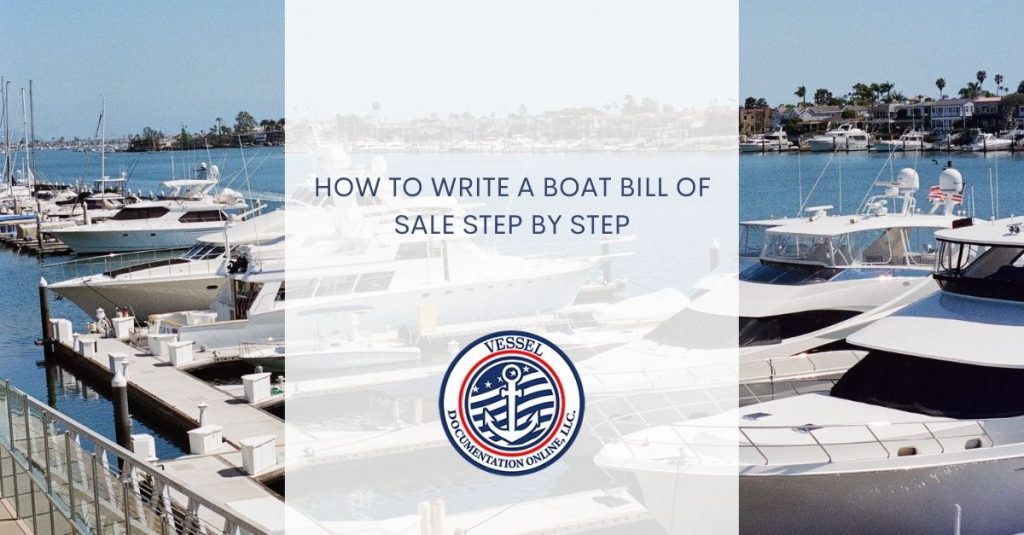 boat bill of sale