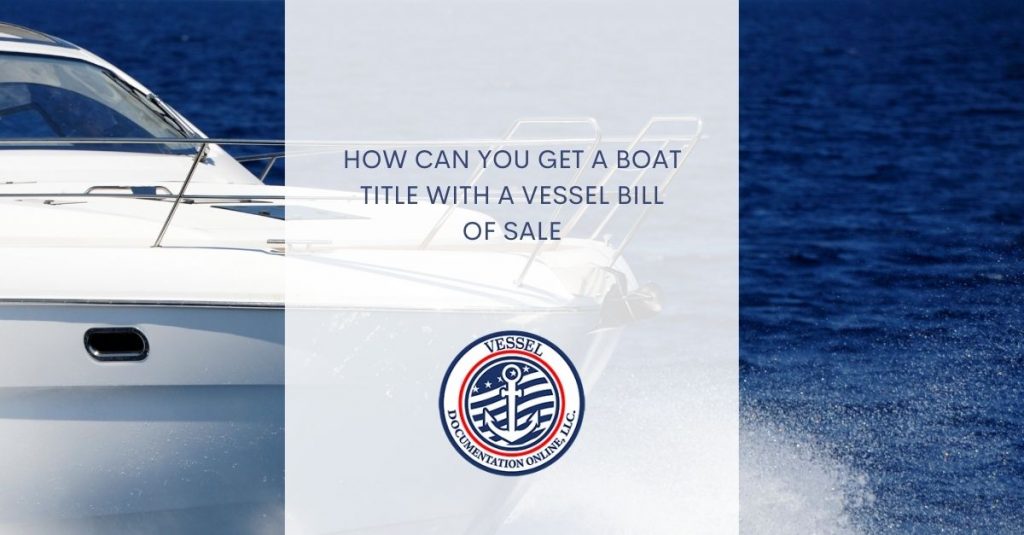 Vessel Bill of Sale