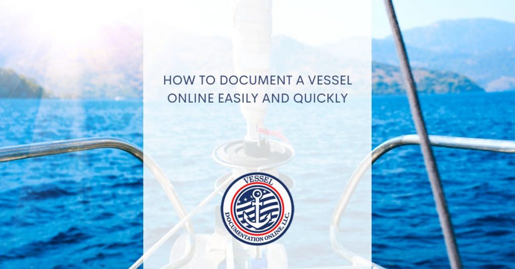 how to document a vessel