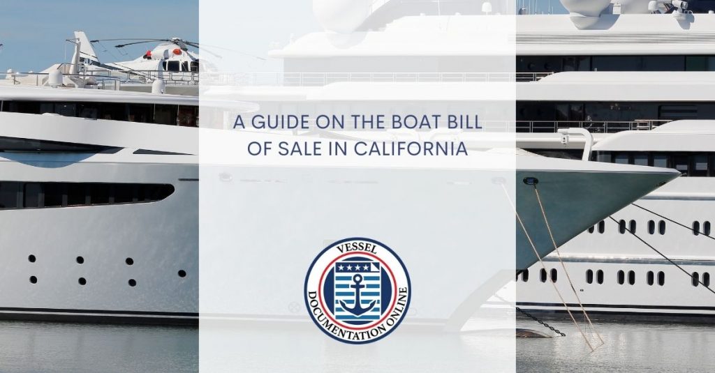 boat bill of sale