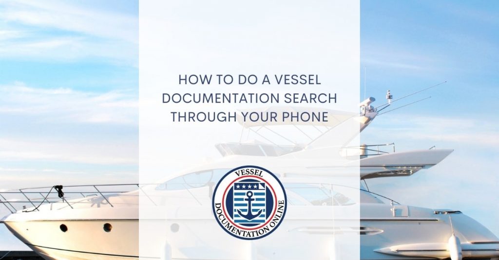 Vessel Documentation Search