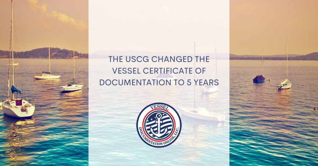 Vessel's Certificate of Documentation