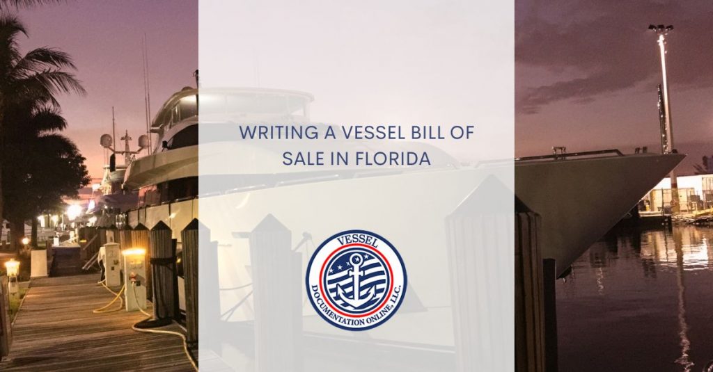 Vessel Bill of Sale