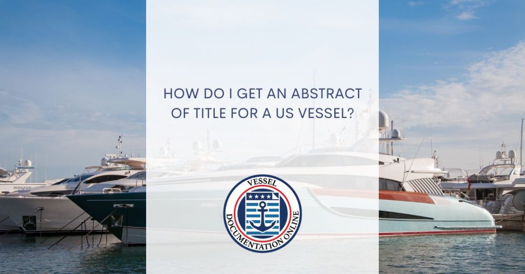 how do I get an abstract of title