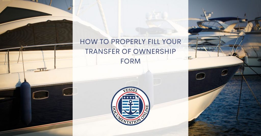 Transfer of Ownership Form